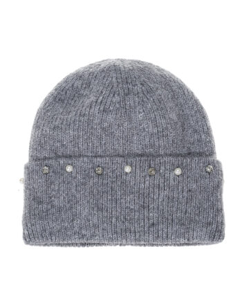 Marle Grey Angora Blend Beanie
