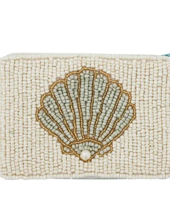 Clam Shell Bead Pouch