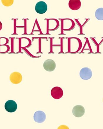 Emma Bridgewater - Polka Dots Birthday Greeting Card