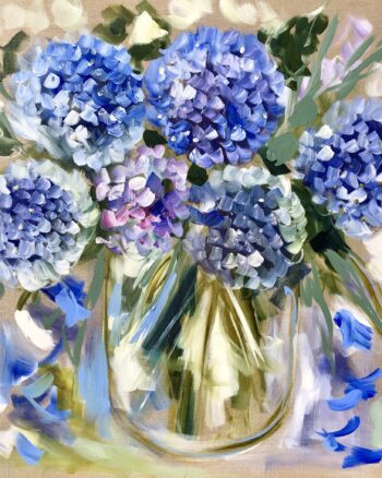 Amanda Brooks - Blue Hydrangea Coaster