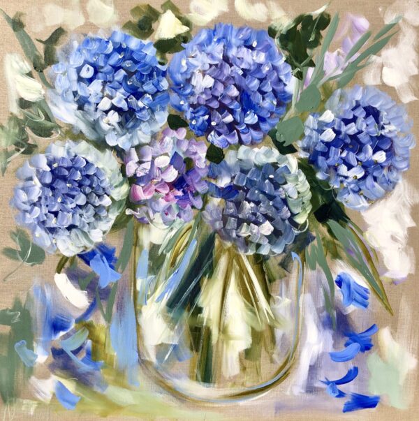 Amanda Brooks - Blue Hydrangea Coaster