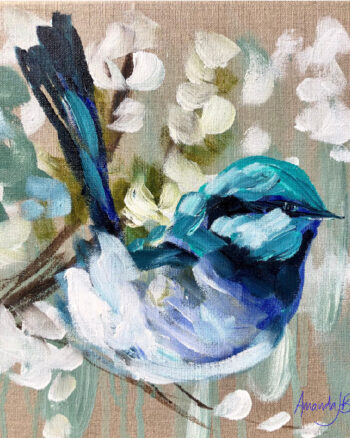Amanda Brooks - Petite Pale Wren Coaster
