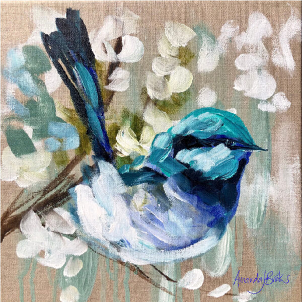 Amanda Brooks - Petite Pale Wren Coaster