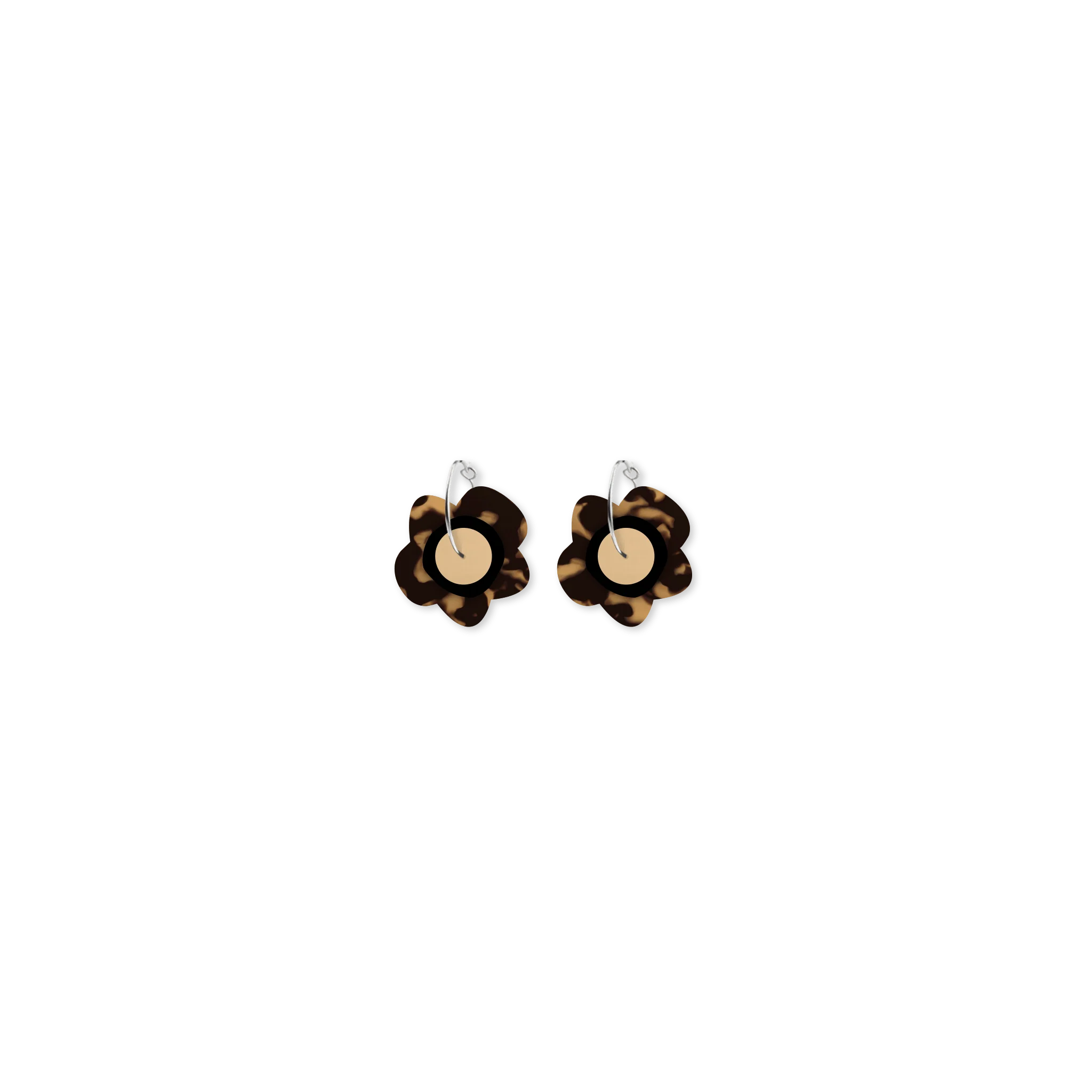 Moe Moe – Luxe Moda Layered Flower Hoop Earring
