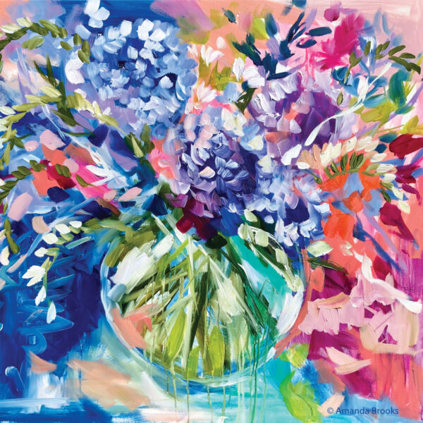 Amanda Brooks – Freesia & Hydrangea Coaster