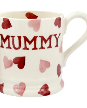 Emma Bridgewater - Pink Hearts Mummy Half Pint Mug