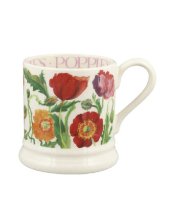 Emma Bridgewater - Flowers Poppy Half Pint Mug