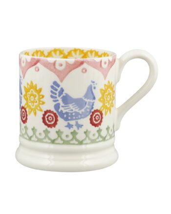 Emma Bridgewater - Hen & Border Half Pint Mug