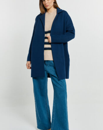 Betty Basics - Navy Bristol Coatigan