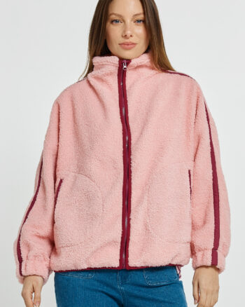Betty Basics - Pink Plum Aubrey Jacket