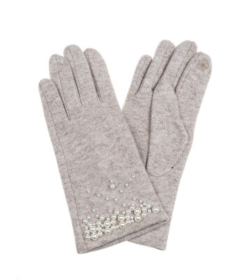 Latte Multi Pearls Glove