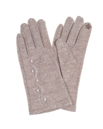 Latte Pearl Bead Glove